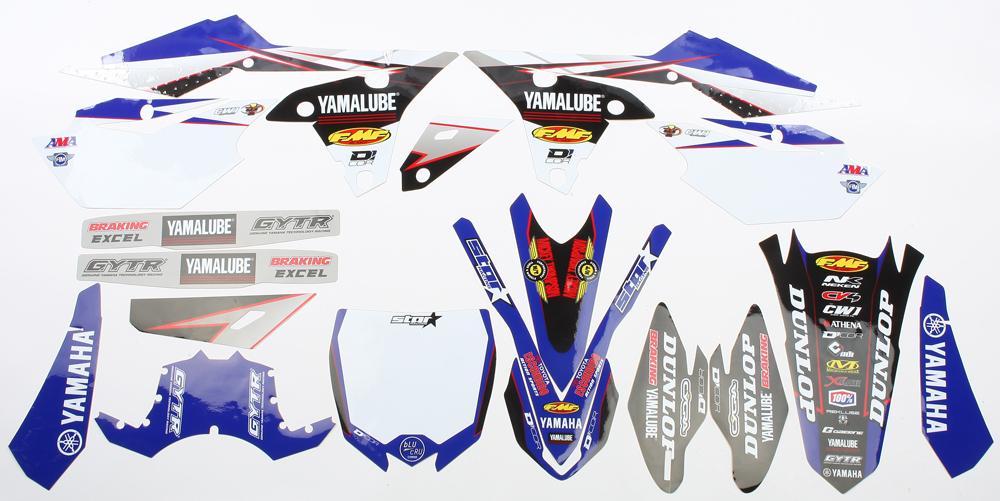 Complete Kit 16 Star Yam Yzf 2 50-450 14-16 Wht Bg