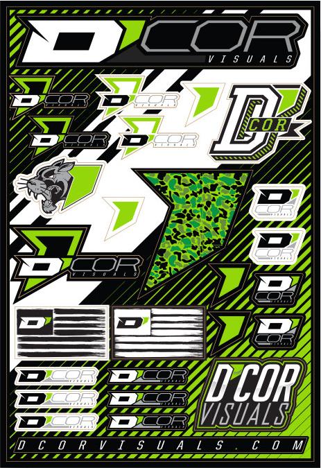 Decal Sheet D'cor 12"x18"