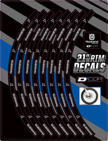Rim Decals 21" Husq Logo Front