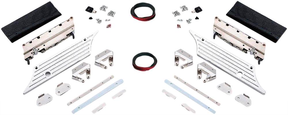 Saddlebag Latch Kit W-locks & Latch Covers