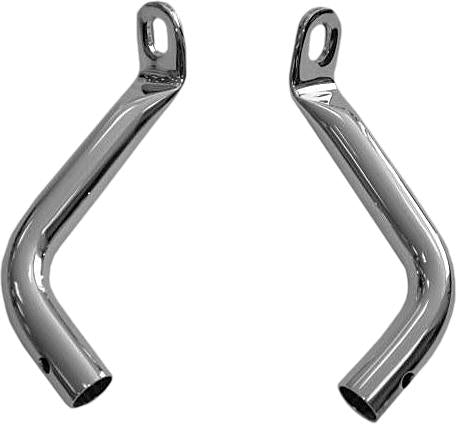 Saddlebag Support Brackets Chrome Short