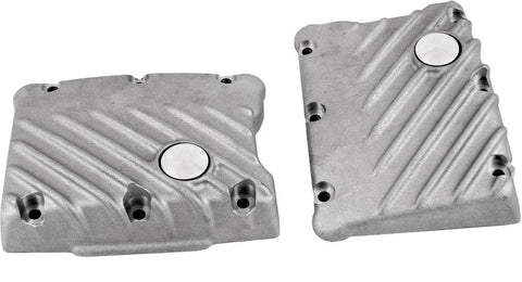 Ribbed Rocker Covers Raw (pair)