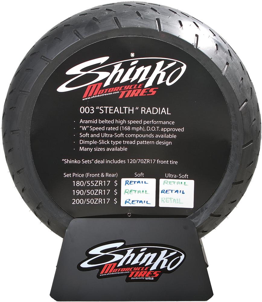 Tire Rack Shinko Sign