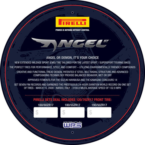 Tire Insert Display Sign Angel