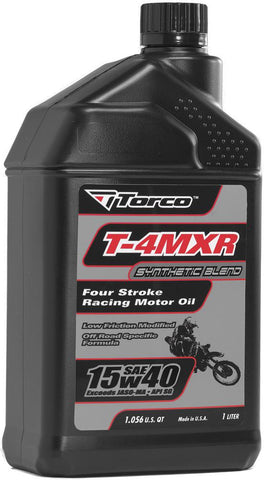 T-4mxr 4-stroke Racing Oil 15w -40 Liter
