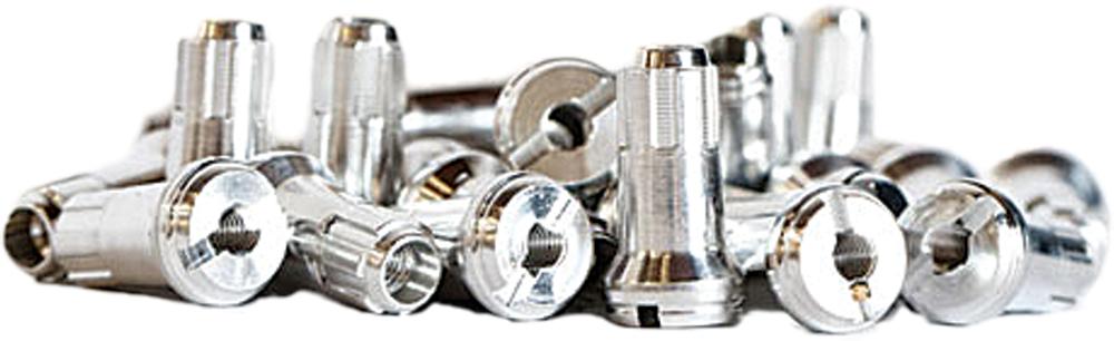 Front Spoke Nipples Silver