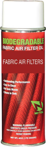 Biodegradable Fabric Air Filter Oil 6oz