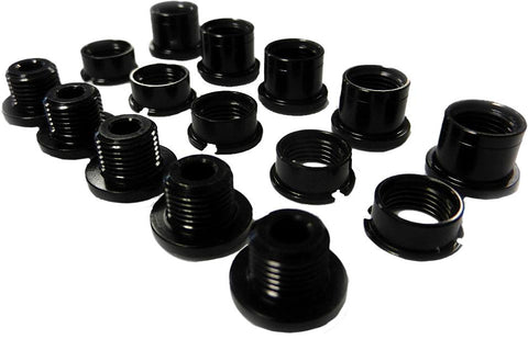 Alloy Chainring Bolts Red 4-6.4mm