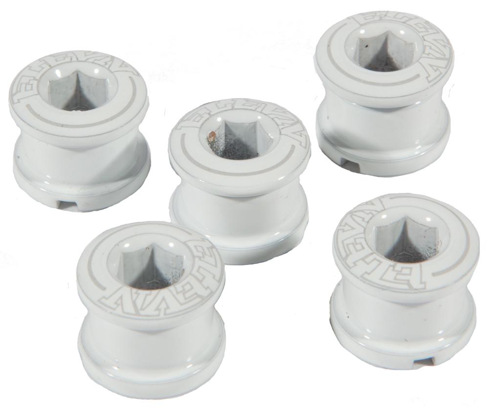 Alloy Chain Ring Bolts 8.5Mm White