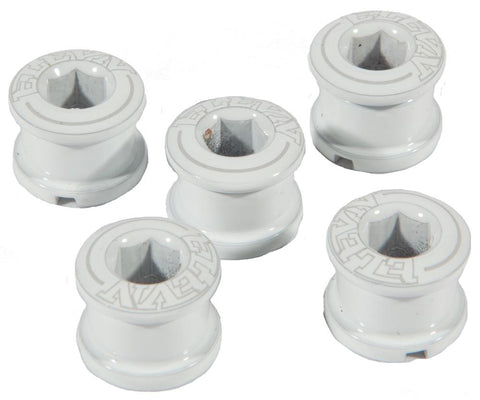 Alloy Chain Ring Bolts 8.5Mm White