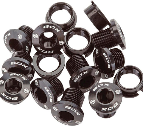 Alloy Chain Ring Bolt Black 15pc Set