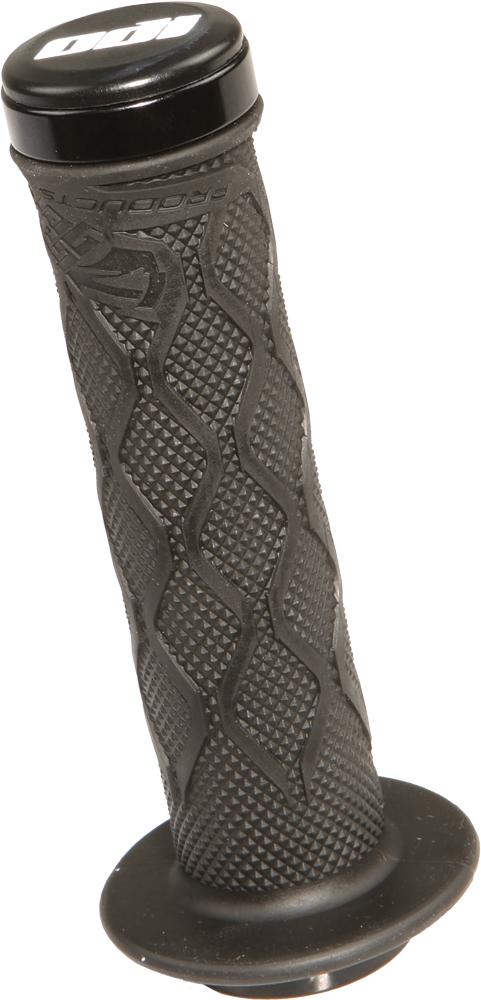 Mini Lock-On Grips Black W/Black Alloy Clamp 100Mm