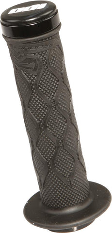 Mini Lock-On Grips Black W/Black Alloy Clamp 100Mm