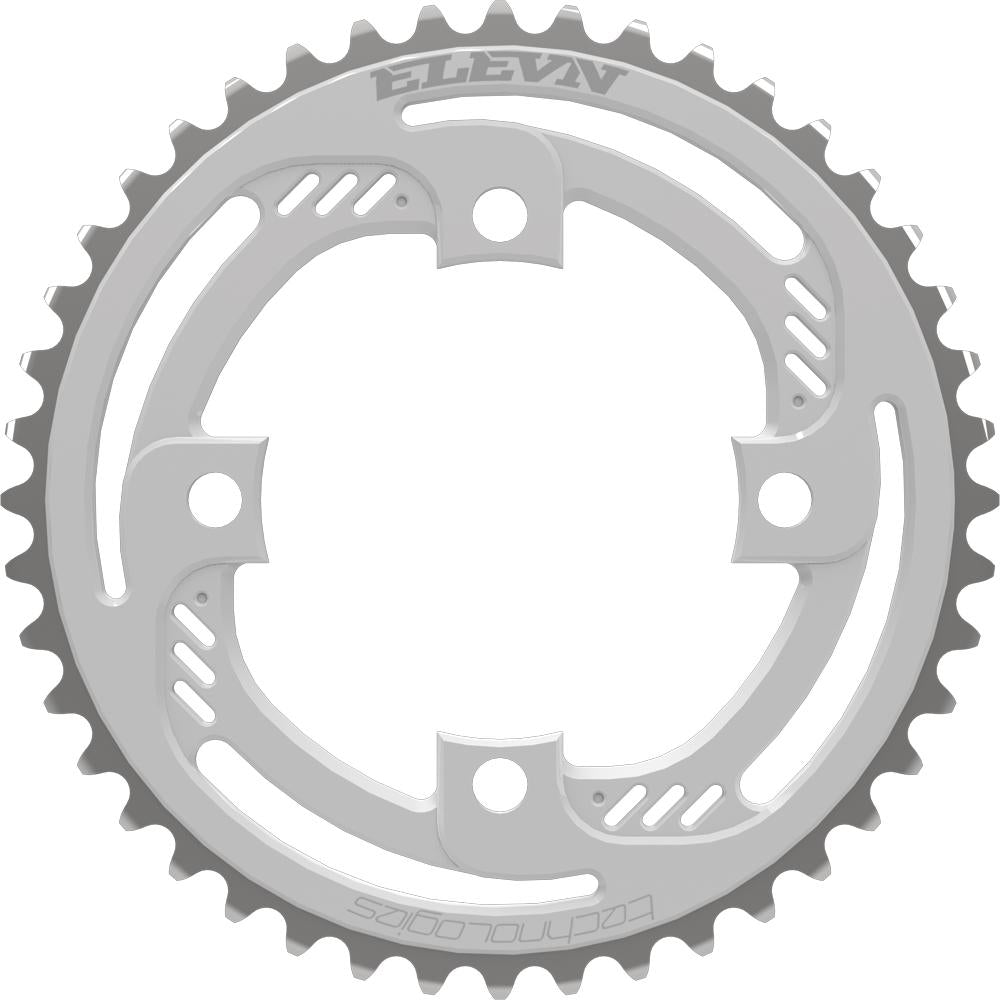 4-Bolt Chainring White 45T