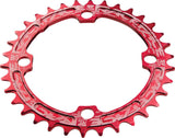 Narrow/Wide Chainring Red 34T