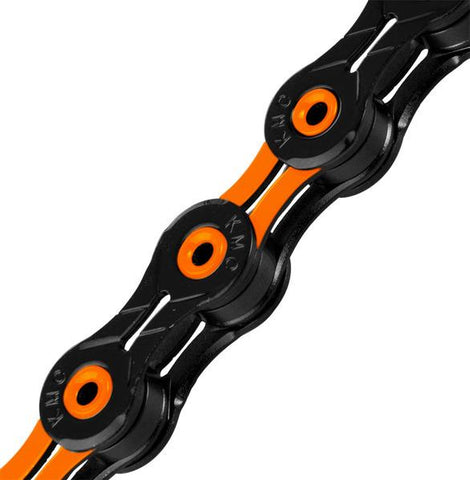 X11 Sl Dlc 11-128" Chain Black-orange 11 Speed