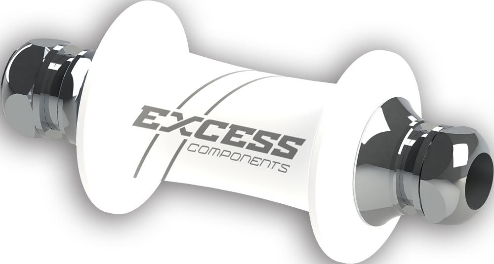 Front Hub White 20Mm/36H