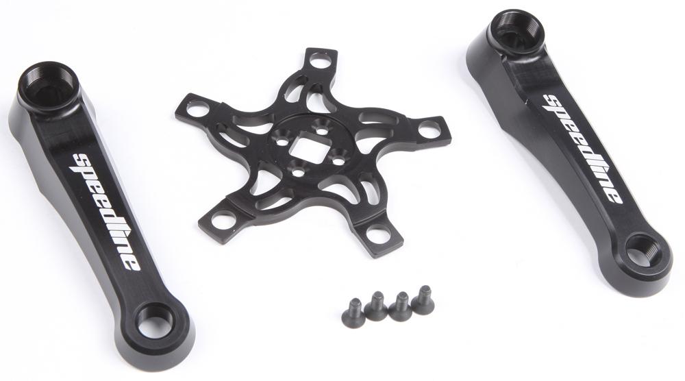 Lite Alloy Crank 120mm Black