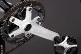 Expert 2-Piece Alloy Crank Set Polished 155Mm