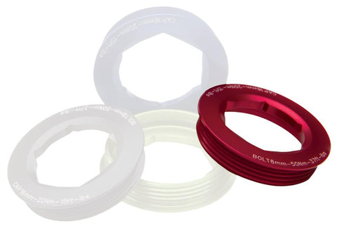 Cinch Drive Side Puller Cap Red