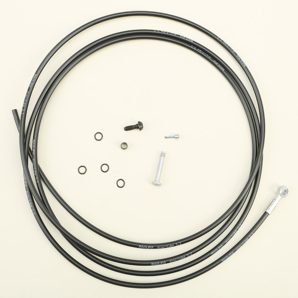 Magura Disc Brake Hose 2500mm Mt8-6-4 Alu Bnjo-bolt 4x0 Rngs