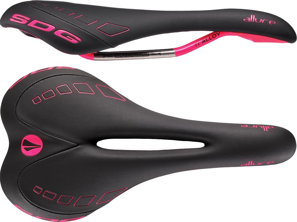 Allure Saddle Ti-Alloy Black/Pink