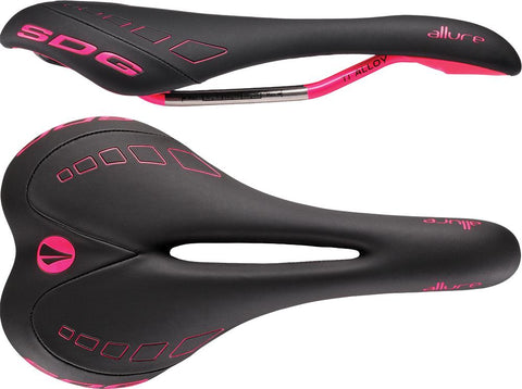 Allure Saddle Ti-Alloy Black/Pink