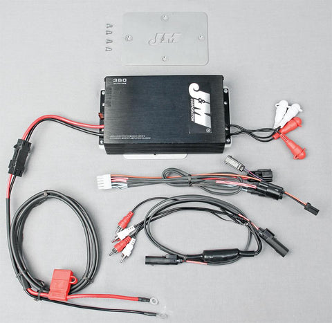 Perf Series 360w Rms 4-ch Amp Kit 7.25"x4.75"x1.75"