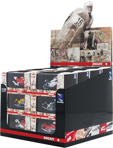 Die-cast Replica 24-pc Duc Asstd W-display 1:32