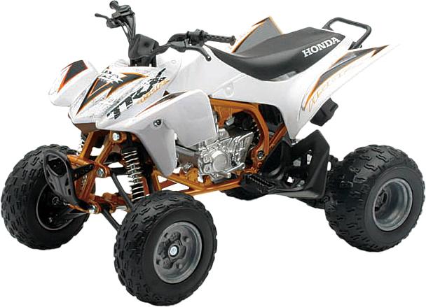 Die-cast Replica Hon Trx450r Atv 2012 Wht 1:12