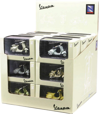 Die-cast Replica 24-pc Vespa Asstd W-display