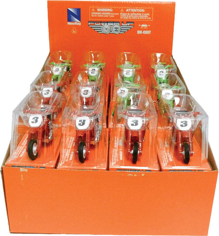 Pull-back Mini Bikes 24-pk