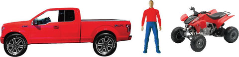 Nr Ford F-150 Light-sound Red W - Hon Trx 450r
