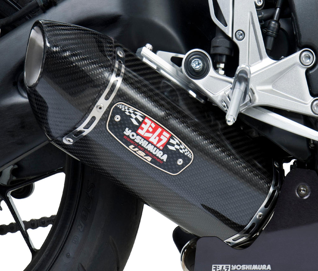 Race R-77 Slip-on Exhaust Ss-cf-cf