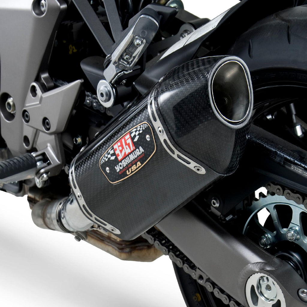 Street Dual R-77 Slip-on Exhaust Ss-cf-cf