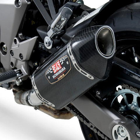Street Dual R-77 Slip-on Exhaust Ss-cf-cf