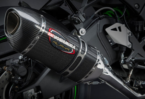 Race Alpha 3-4 Slip-on Exhaust Ss-cf-cf