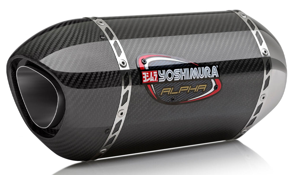 Street Alpha Slip-on Exhaust Ss-cf-cf