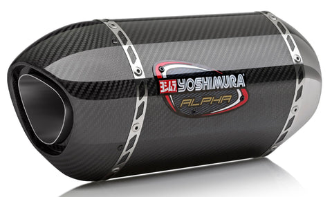 Street Alpha Slip-on Exhaust Ss-cf-cf