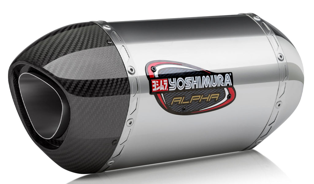 Street Alpha Slip-on Exhaust Ss-ss-cf