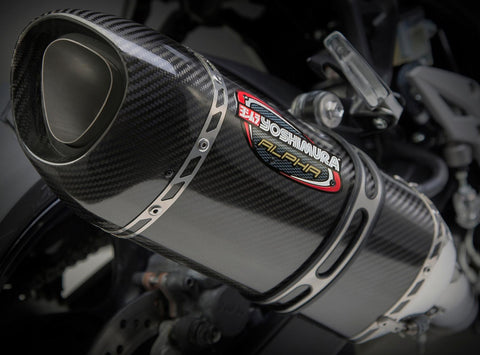 Signature Alpha Slip-on Exhaust Ss-cf-cf