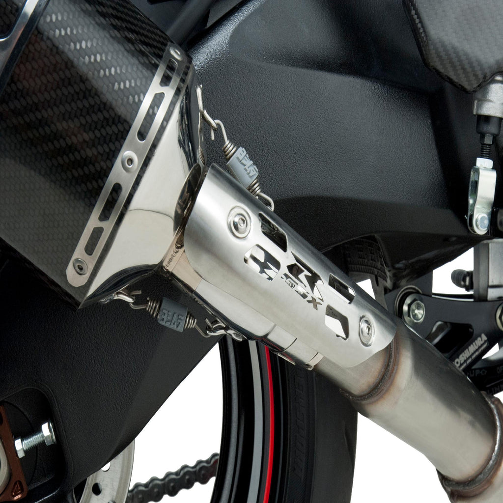 Street R-77 Slip-on Exhaust Ss-cf-cf