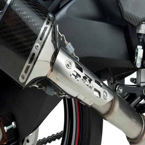 Street R-77 Slip-on Exhaust Ss-cf-cf