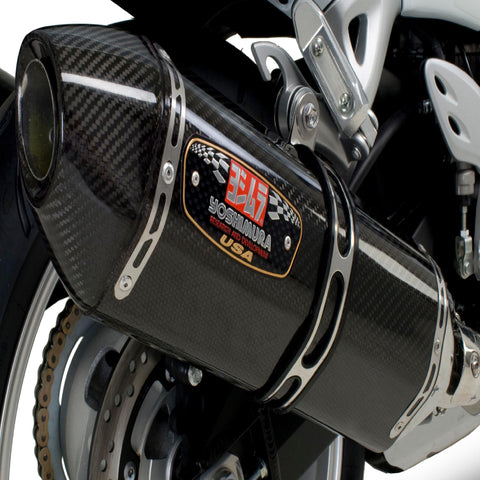 Street Dual R-77 Slip-on Exhaust Ss-cf-cf