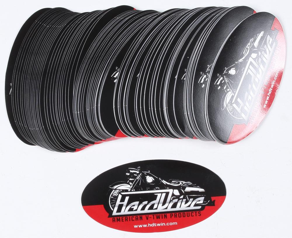 100-pack Harddrive Oval 4"