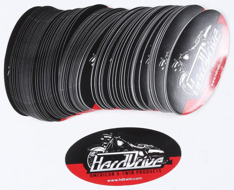 100-pack Harddrive Oval 4"