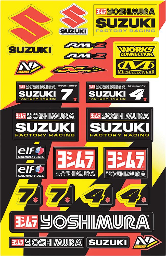 Yoshimura Suzuki Universal Decal Kit V1