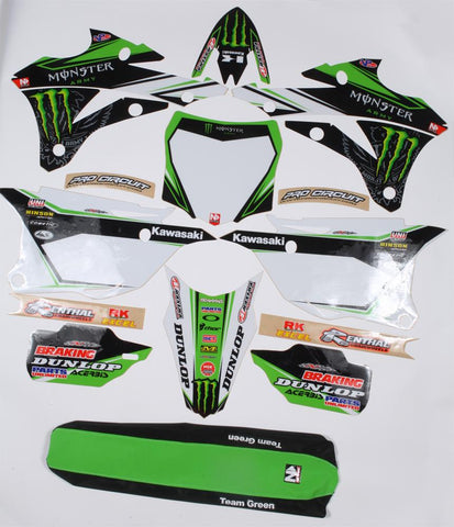 2014 Team Green Team Kit Kx85- 100 Black