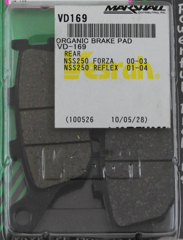Brk Pads- Nss250 '00-06 + Ebc #fa358- Honda